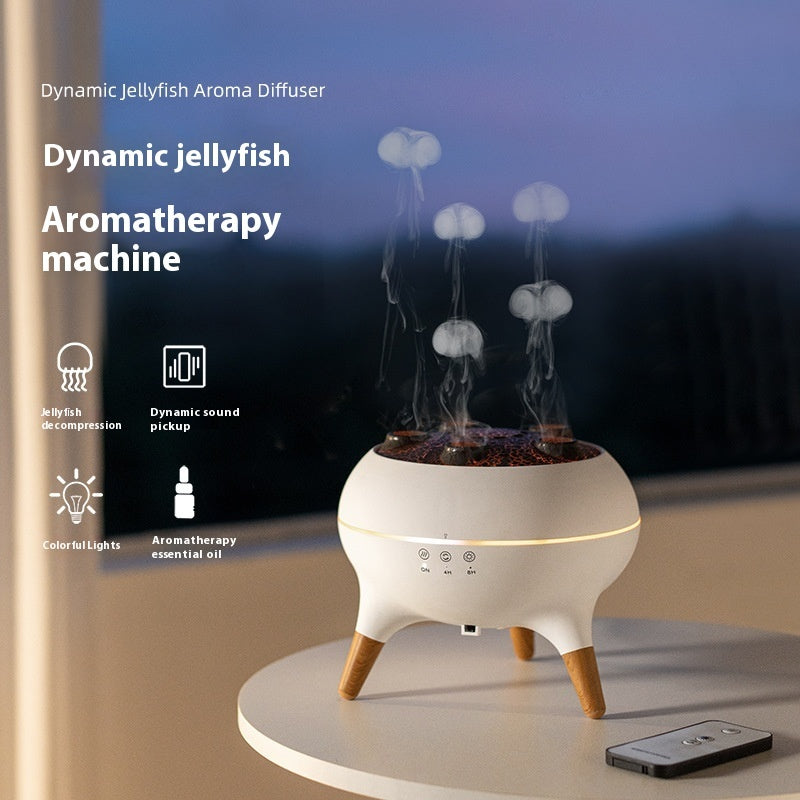 Intelligent Jellyfish Design Ultrasonic Humidifier - Cool Mist &amp; Essential Oil Diffuser