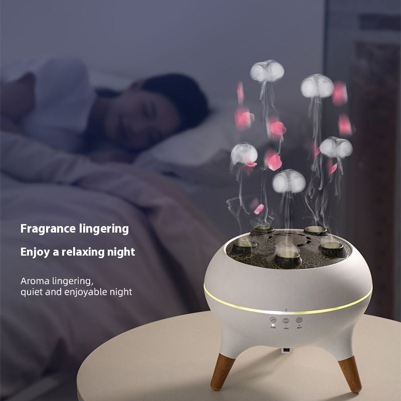 Intelligent Jellyfish Design Ultrasonic Humidifier - Cool Mist &amp; Essential Oil Diffuser