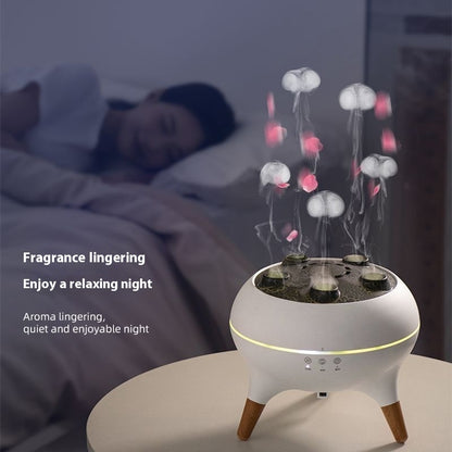 Intelligent Jellyfish Design Ultrasonic Humidifier - Cool Mist &amp; Essential Oil Diffuser