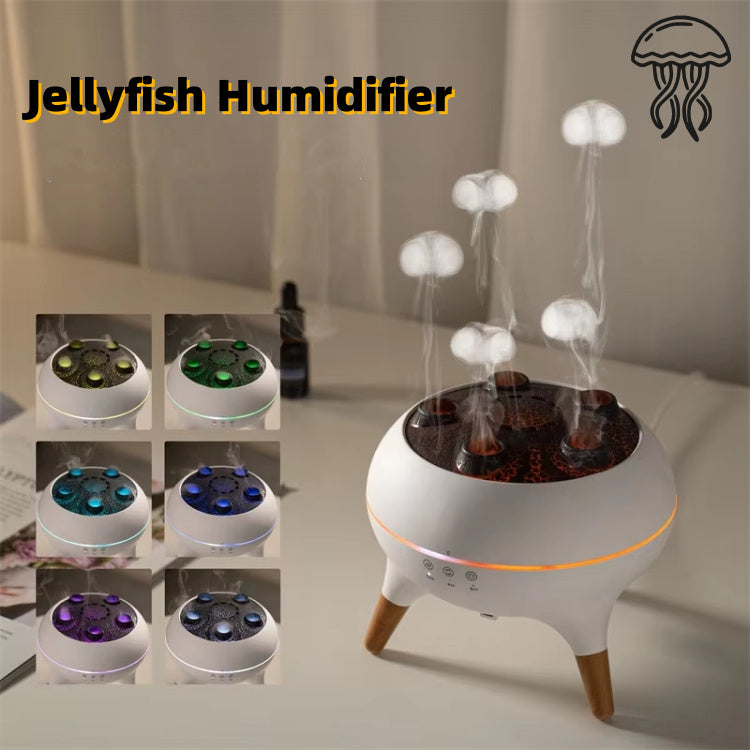 Intelligent Jellyfish Design Ultrasonic Humidifier - Cool Mist &amp; Essential Oil Diffuser