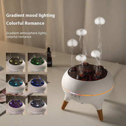 Intelligent Jellyfish Design Ultrasonic Humidifier - Cool Mist &amp; Essential Oil Diffuser